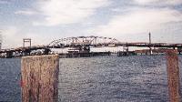 The aging swing bridge crosses the channel as you approach the island and is soon to be replaced by a modern structure.