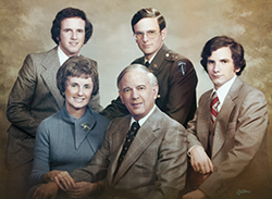 The Dietrick Family in 1976